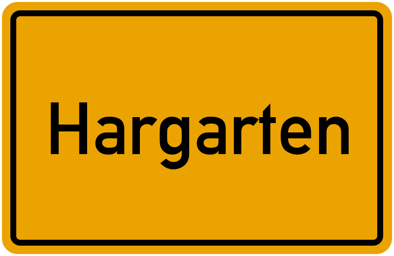 Ortsschild Hargarten