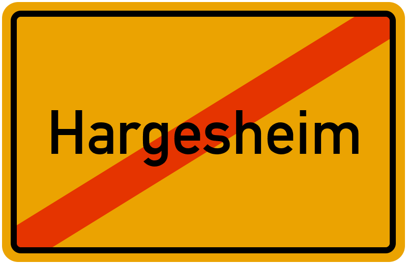 Ortsschild Hargesheim