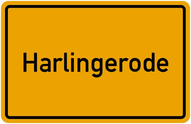 Ortsschild Harlingerode