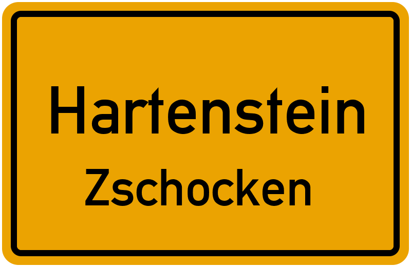 Ortsschild Hartenstein