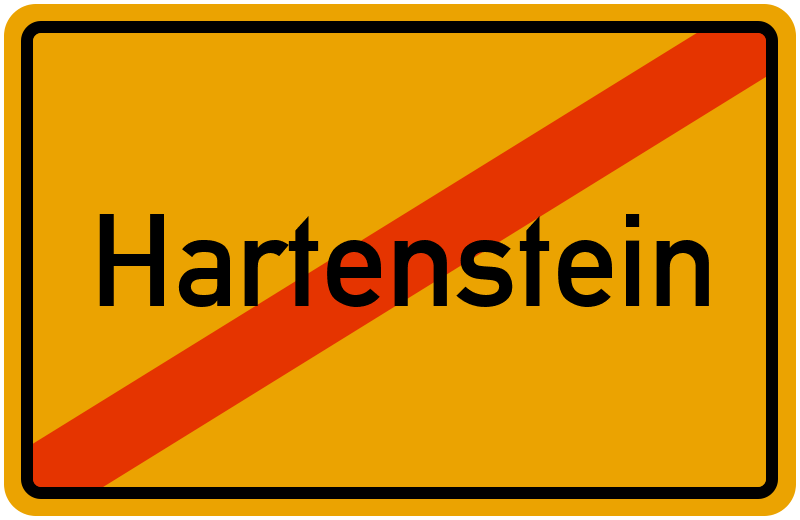 Ortsschild Hartenstein