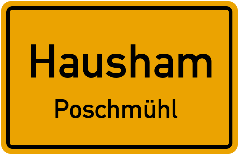 Ortsschild Hausham
