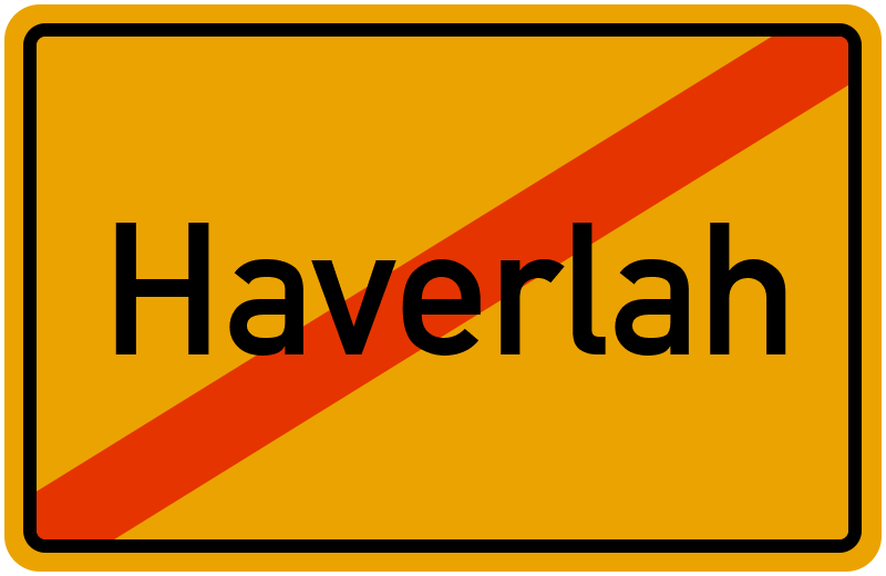Ortsschild Haverlah