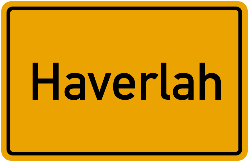 Ortsschild Haverlah