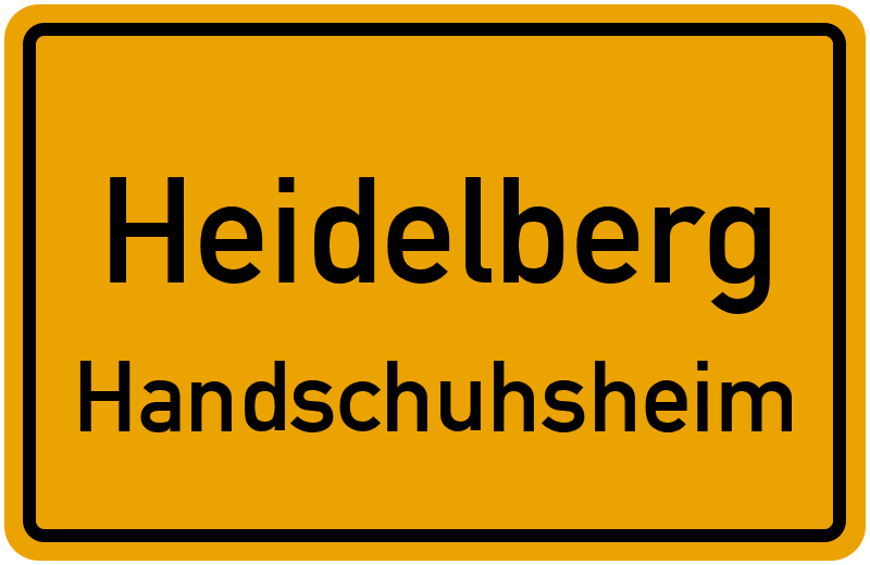 Ortsschild Heidelberg