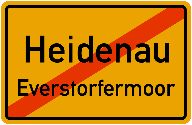 Ortsschild Heidenau