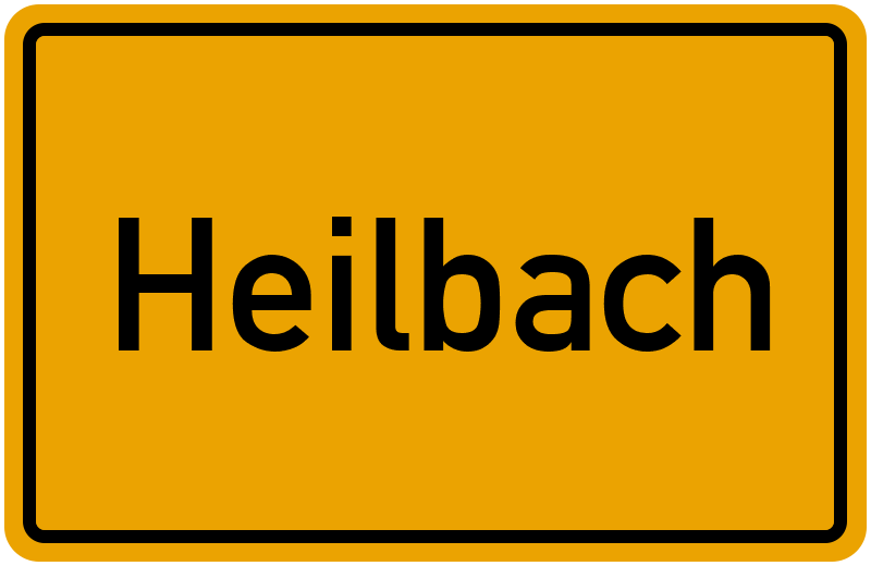 Ortsschild Heilbach