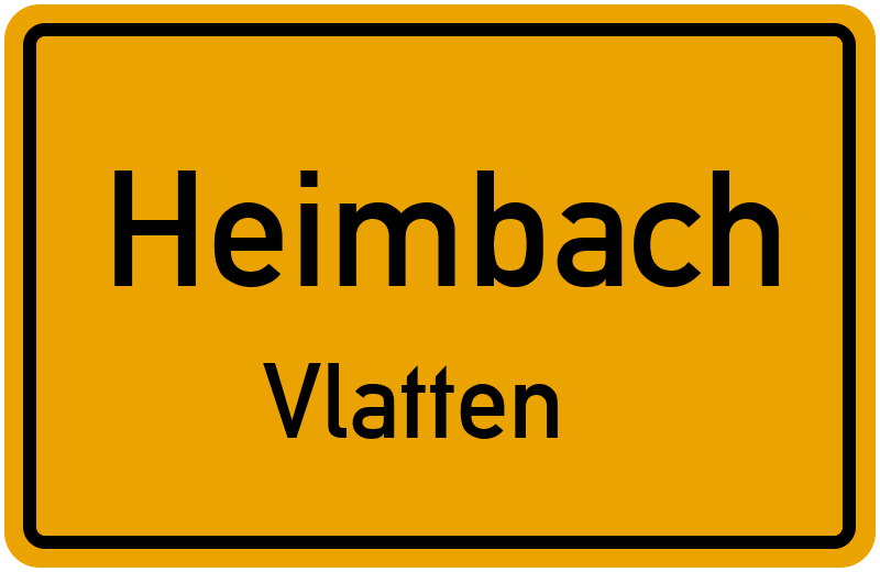 Ortsschild Heimbach
