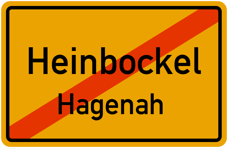 Ortsschild Heinbockel