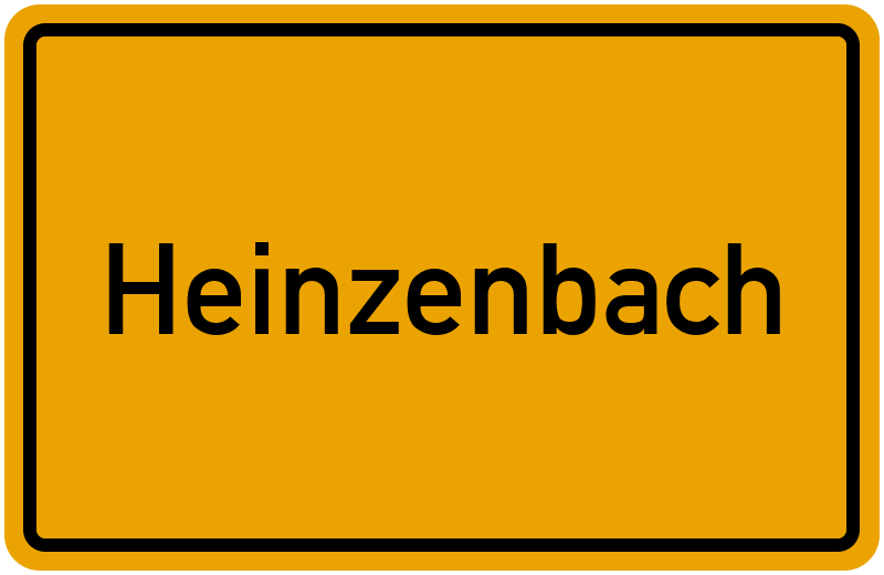 Ortsschild Heinzenbach