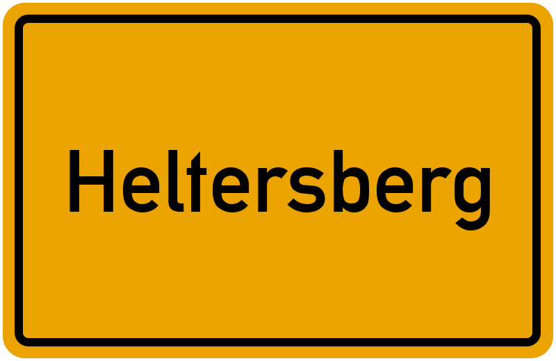 Ortsschild Heltersberg