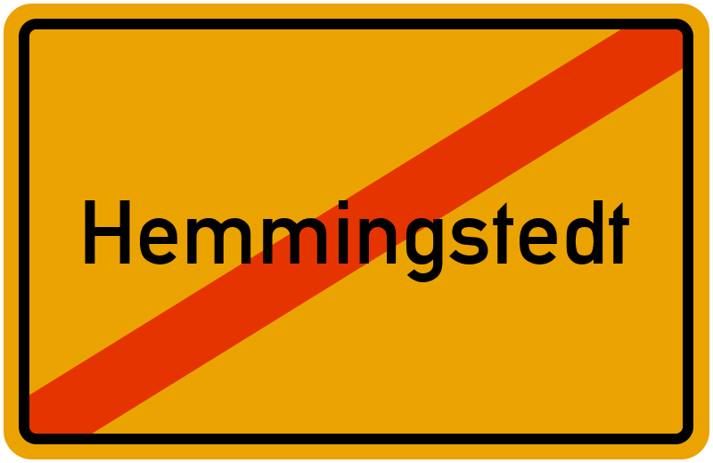 Ortsschild Hemmingstedt