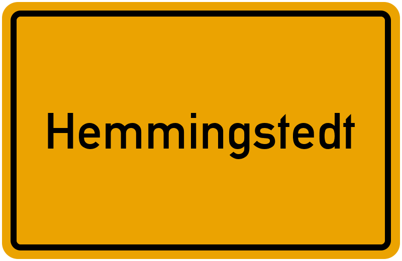Ortsschild Hemmingstedt