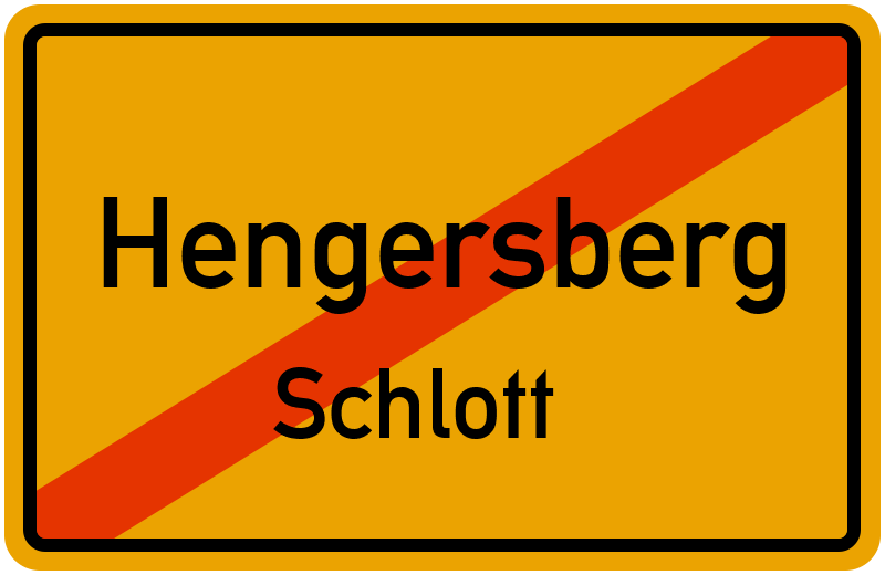 Ortsschild Hengersberg