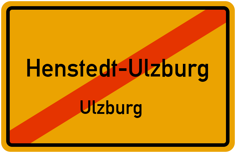 Ortsschild Henstedt-Ulzburg