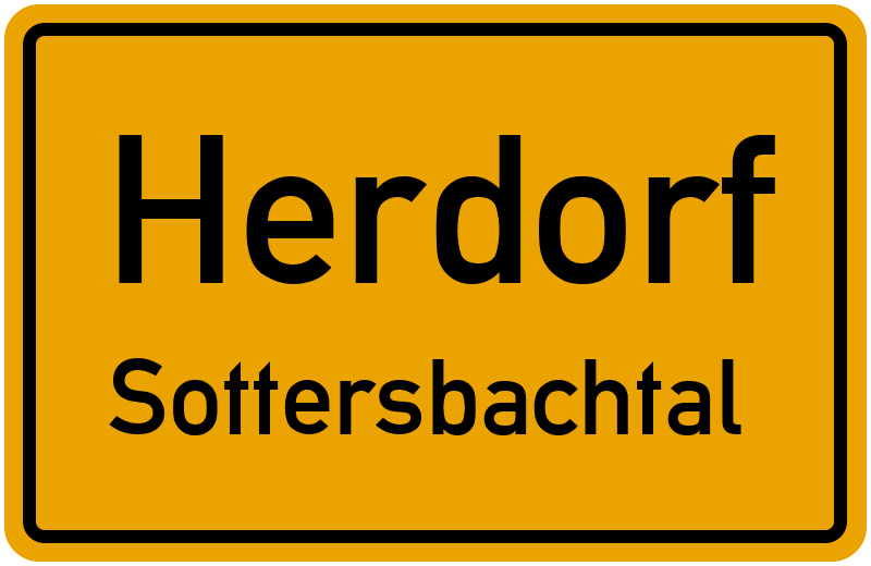 Ortsschild Herdorf