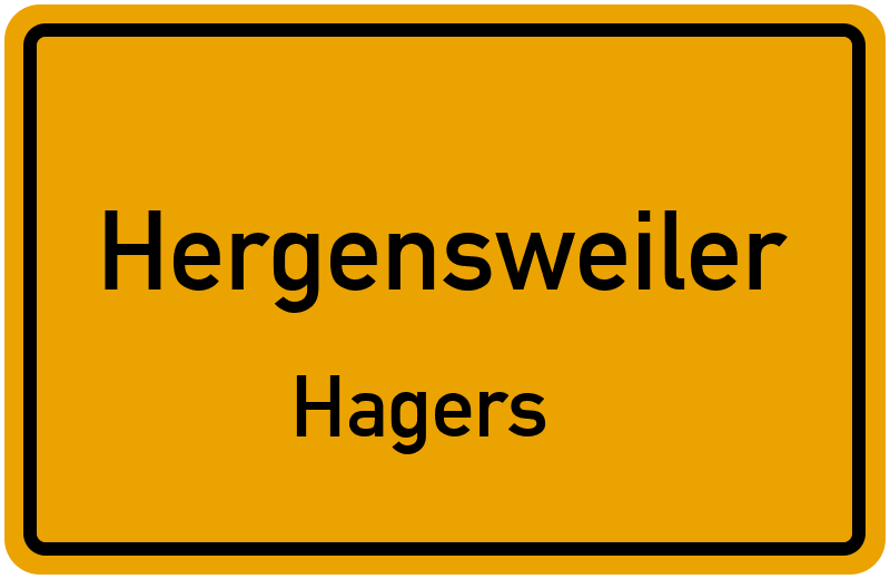 Ortsschild Hergensweiler