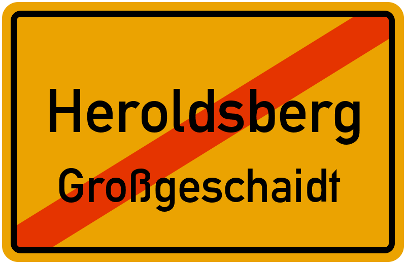 Ortsschild Heroldsberg