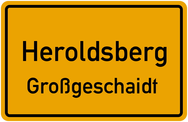 Ortsschild Heroldsberg