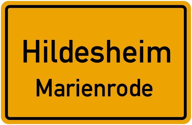 Ortsschild Hildesheim