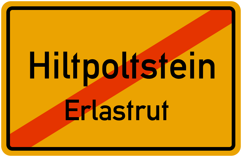 Ortsschild Hiltpoltstein