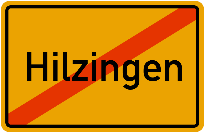 Ortsschild Hilzingen