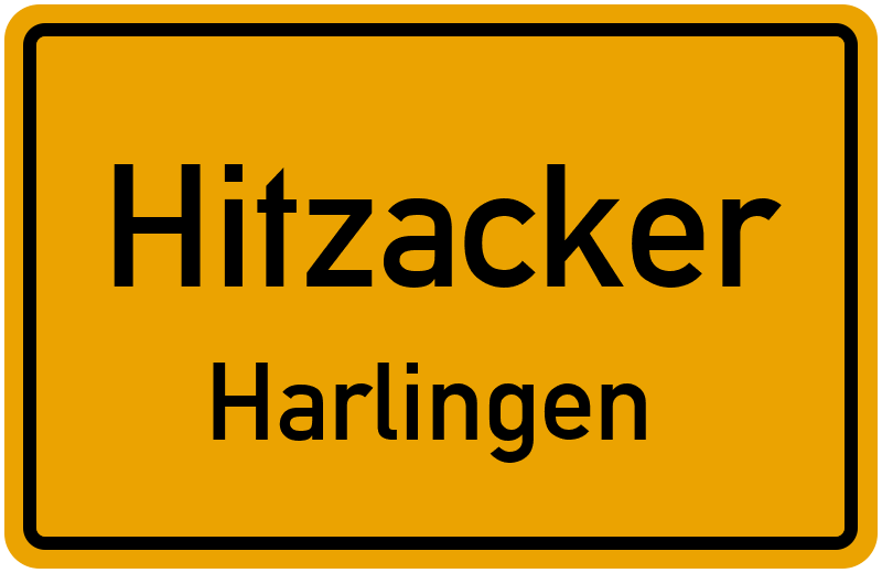 Ortsschild Hitzacker