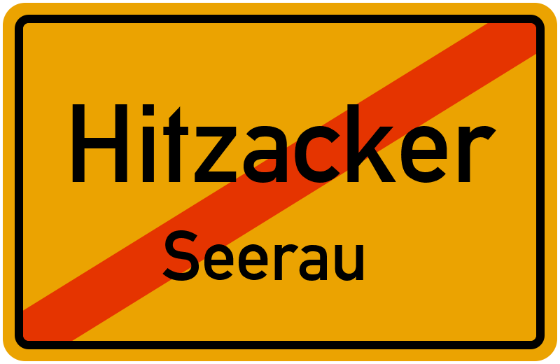 Ortsschild Hitzacker