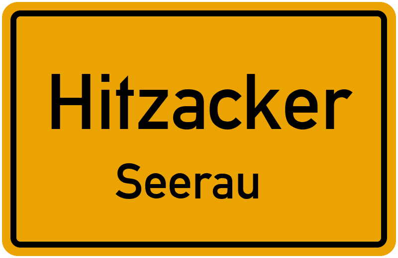 Ortsschild Hitzacker