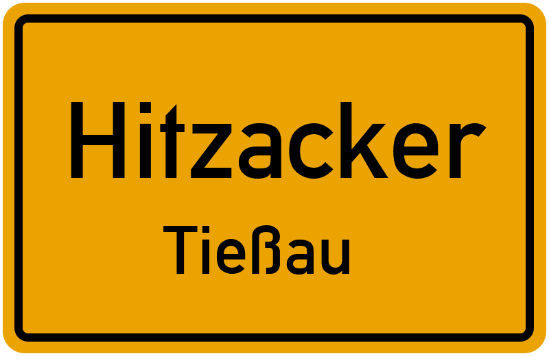 Ortsschild Hitzacker