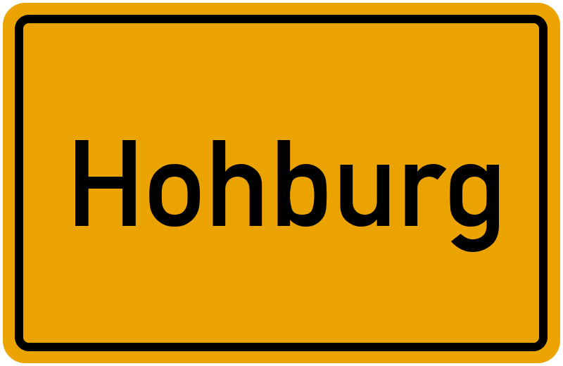 Ortsschild Hohburg