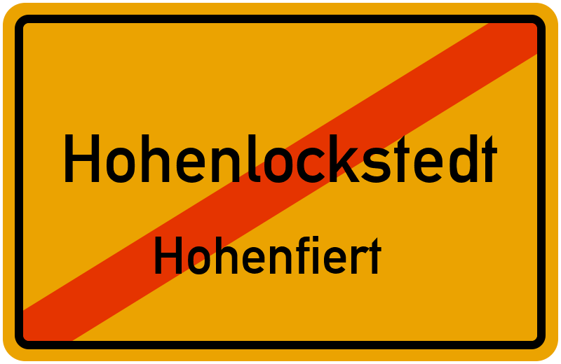 Ortsschild Hohenlockstedt
