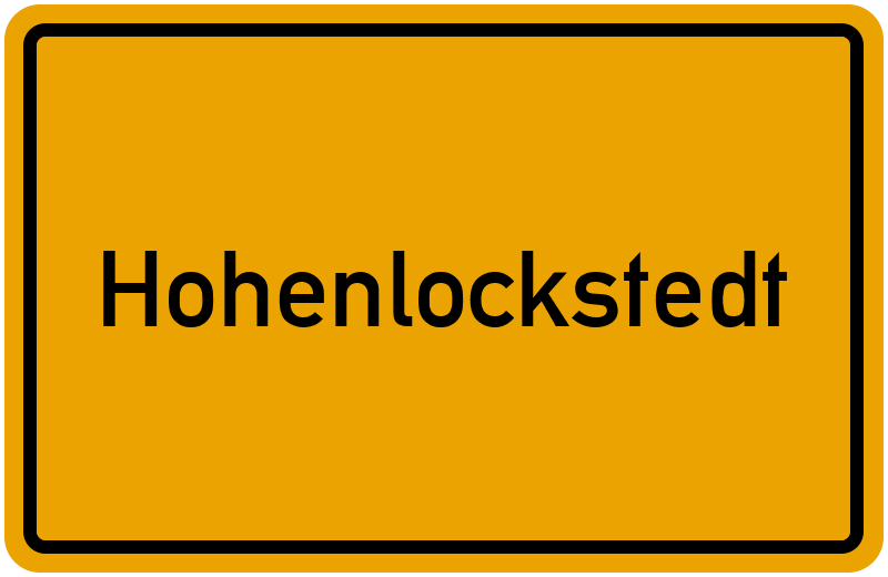 Ortsschild Hohenlockstedt