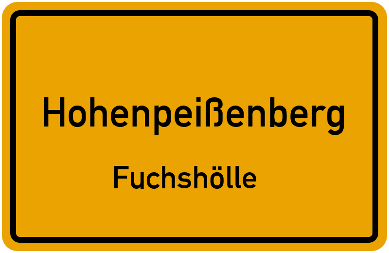 Ortsschild Hohenpeißenberg