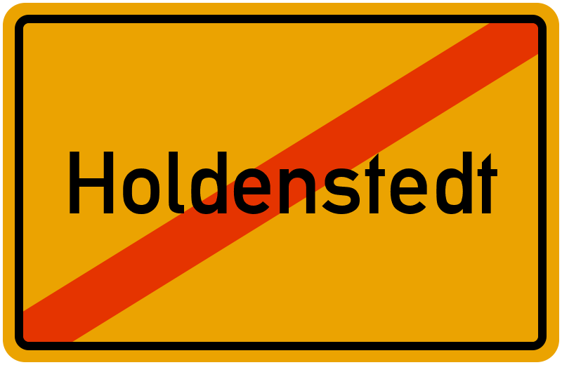 Ortsschild Holdenstedt