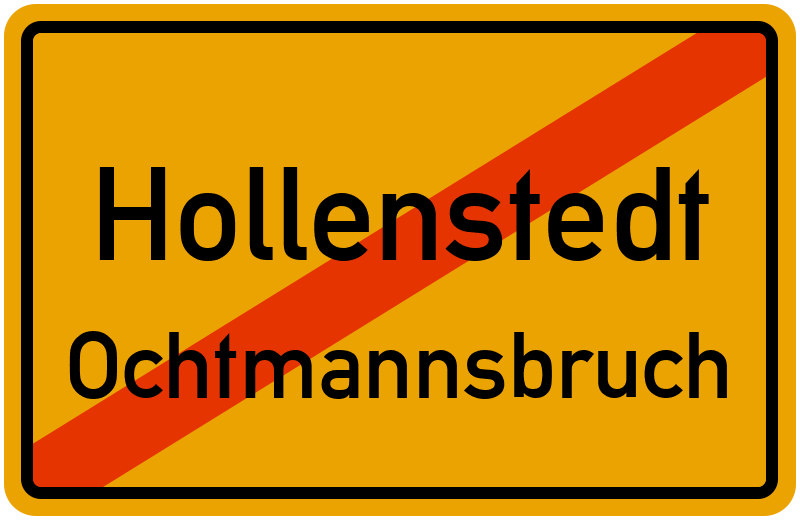Ortsschild Hollenstedt