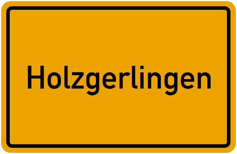 Ortsschild Holzgerlingen