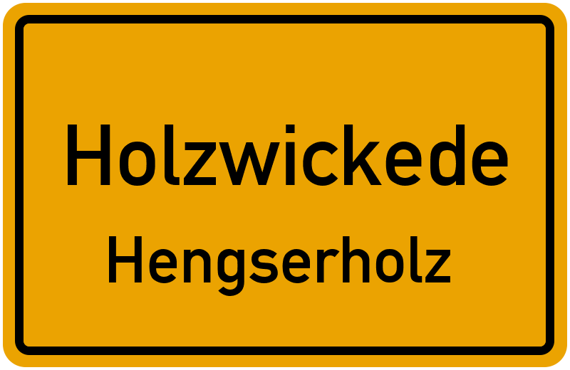 Ortsschild Holzwickede