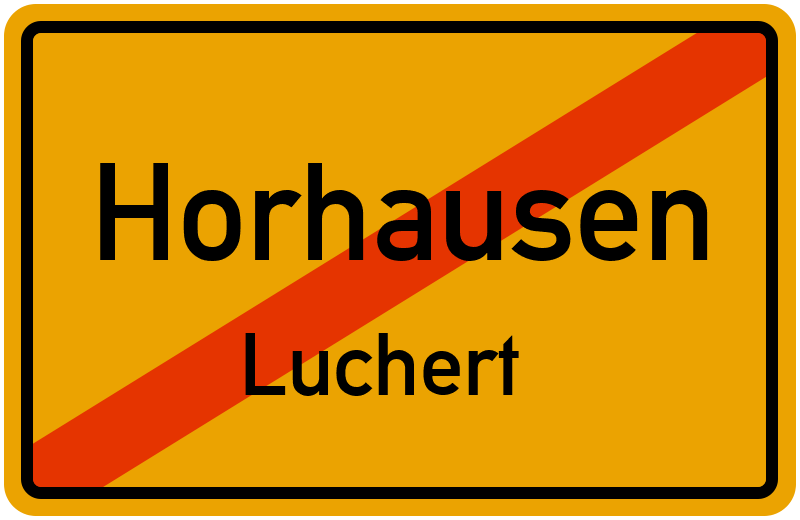 Ortsschild Horhausen