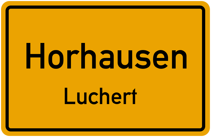 Ortsschild Horhausen