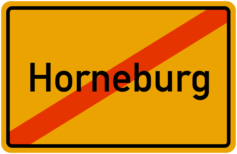 Ortsschild Horneburg