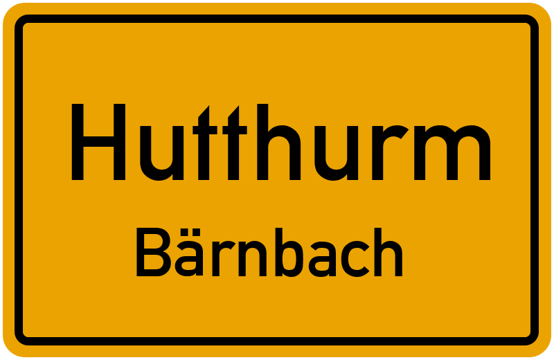 Ortsschild Hutthurm