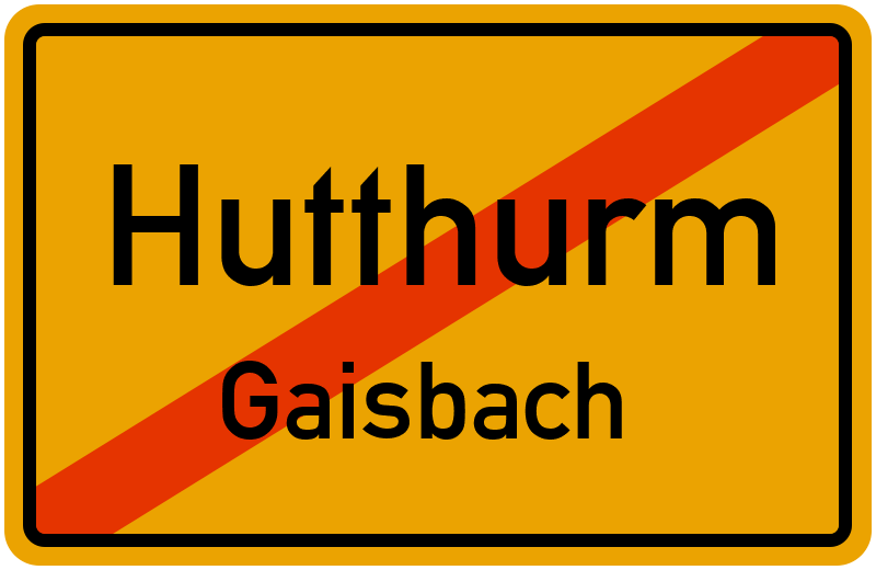 Ortsschild Hutthurm