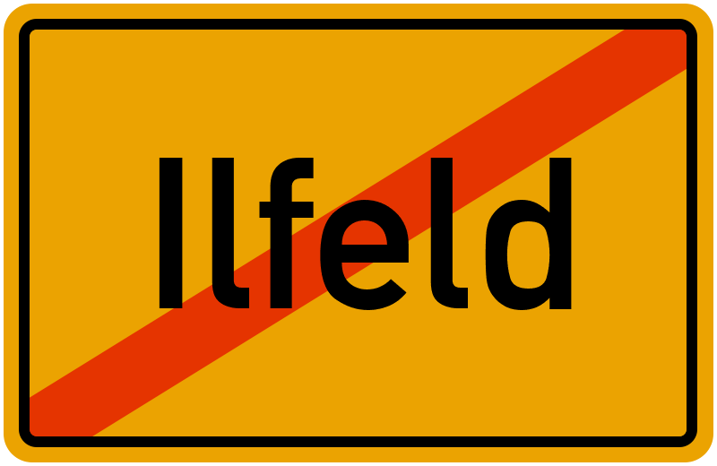 Ortsschild Ilfeld