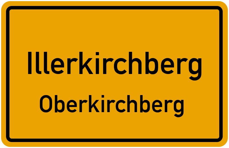 Ortsschild Illerkirchberg