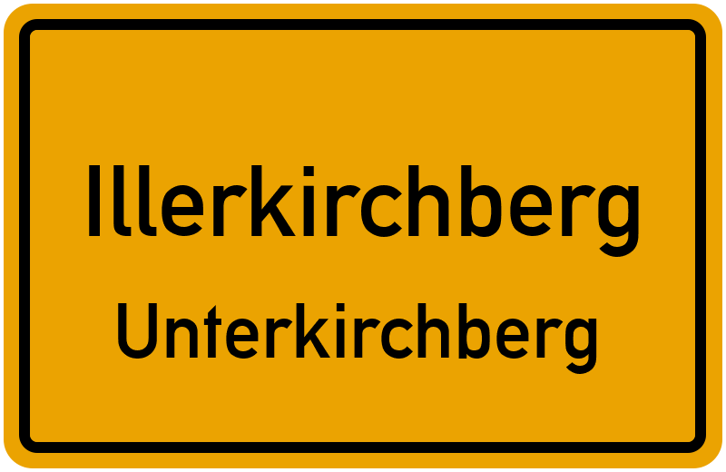 Ortsschild Illerkirchberg