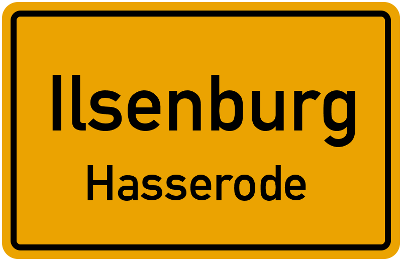 Ortsschild Ilsenburg