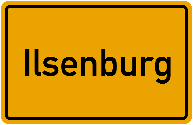 Ortsschild Ilsenburg