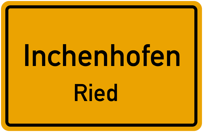 Ortsschild Inchenhofen