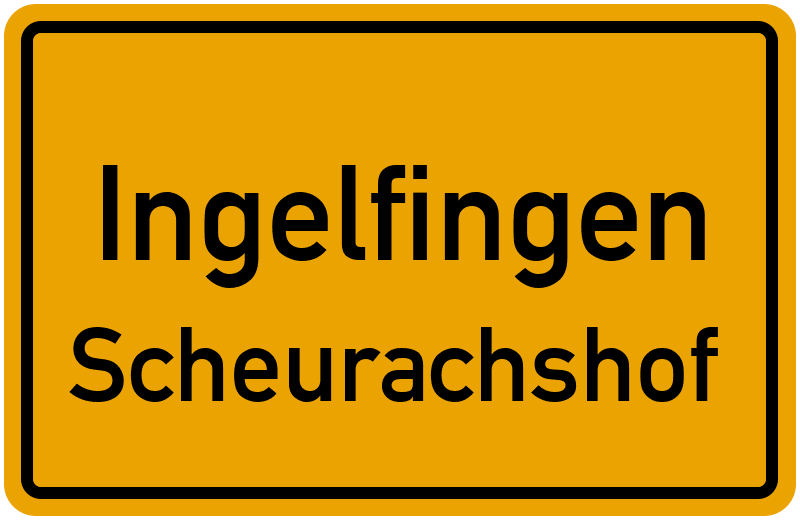 Ortsschild Ingelfingen